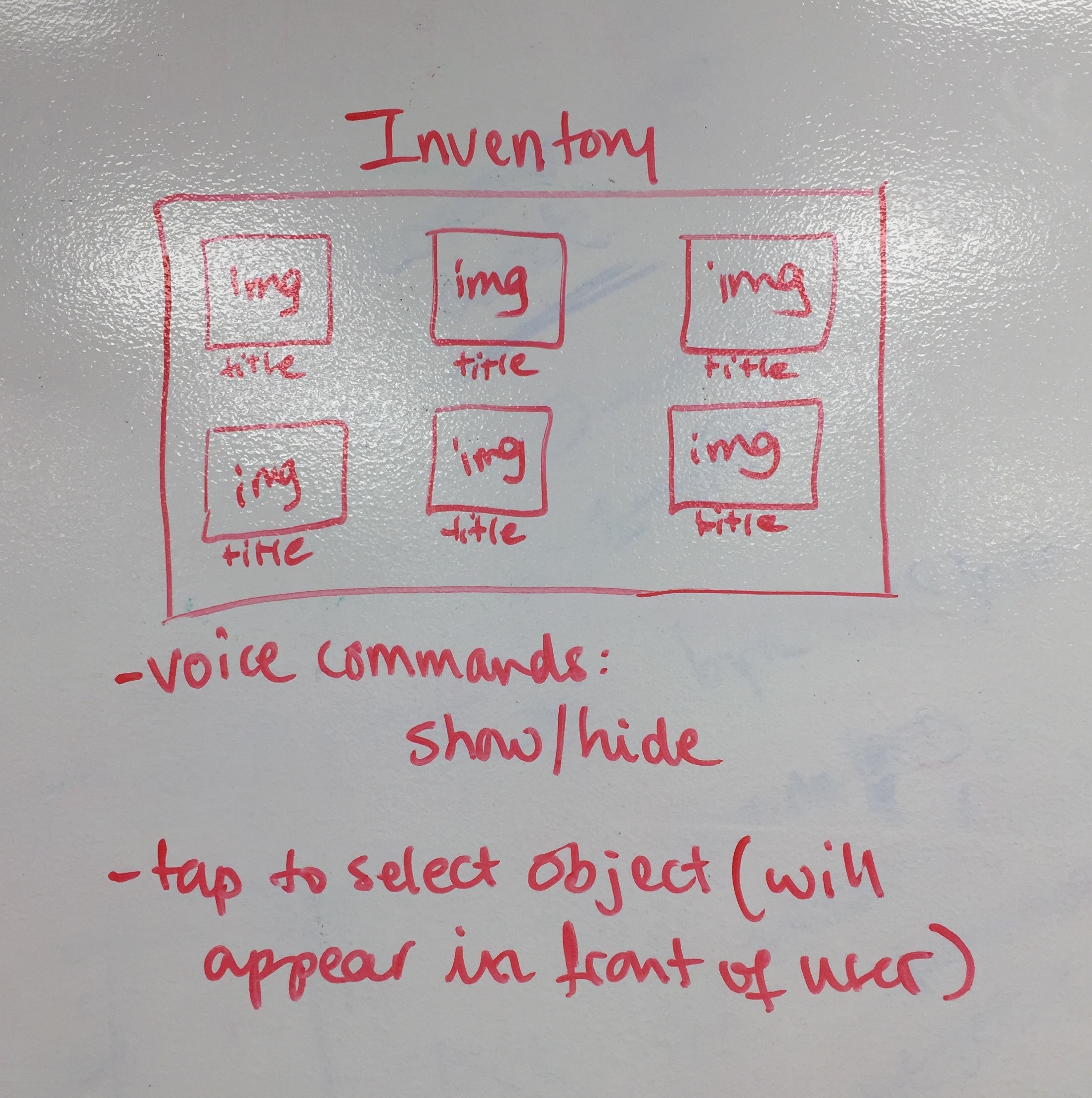 Image of Holographic app sketch